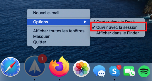 logiciels démarrage Mac